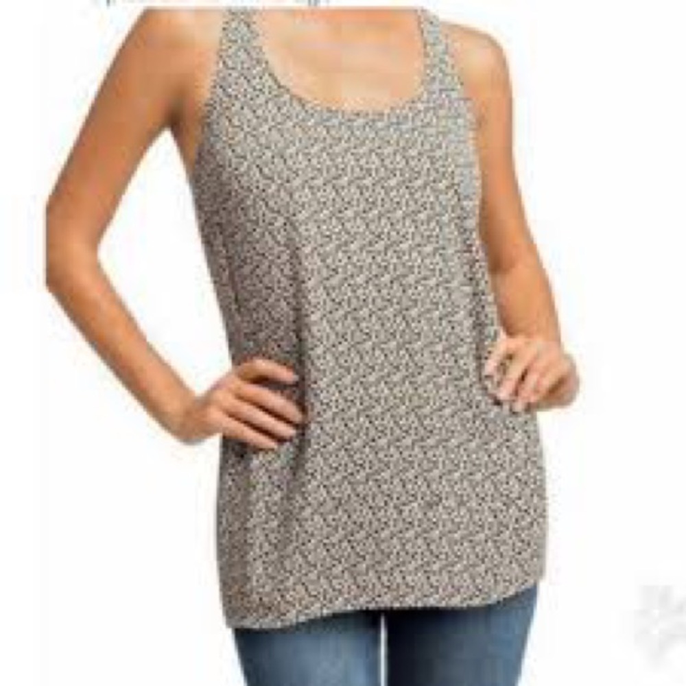 Cabi easy animal print racerback tank